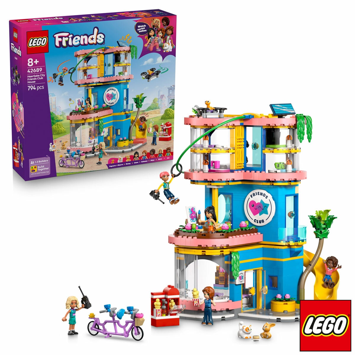 LEGO Friends Heartlake City Friends Club House - Model 42689 (8+ Years)