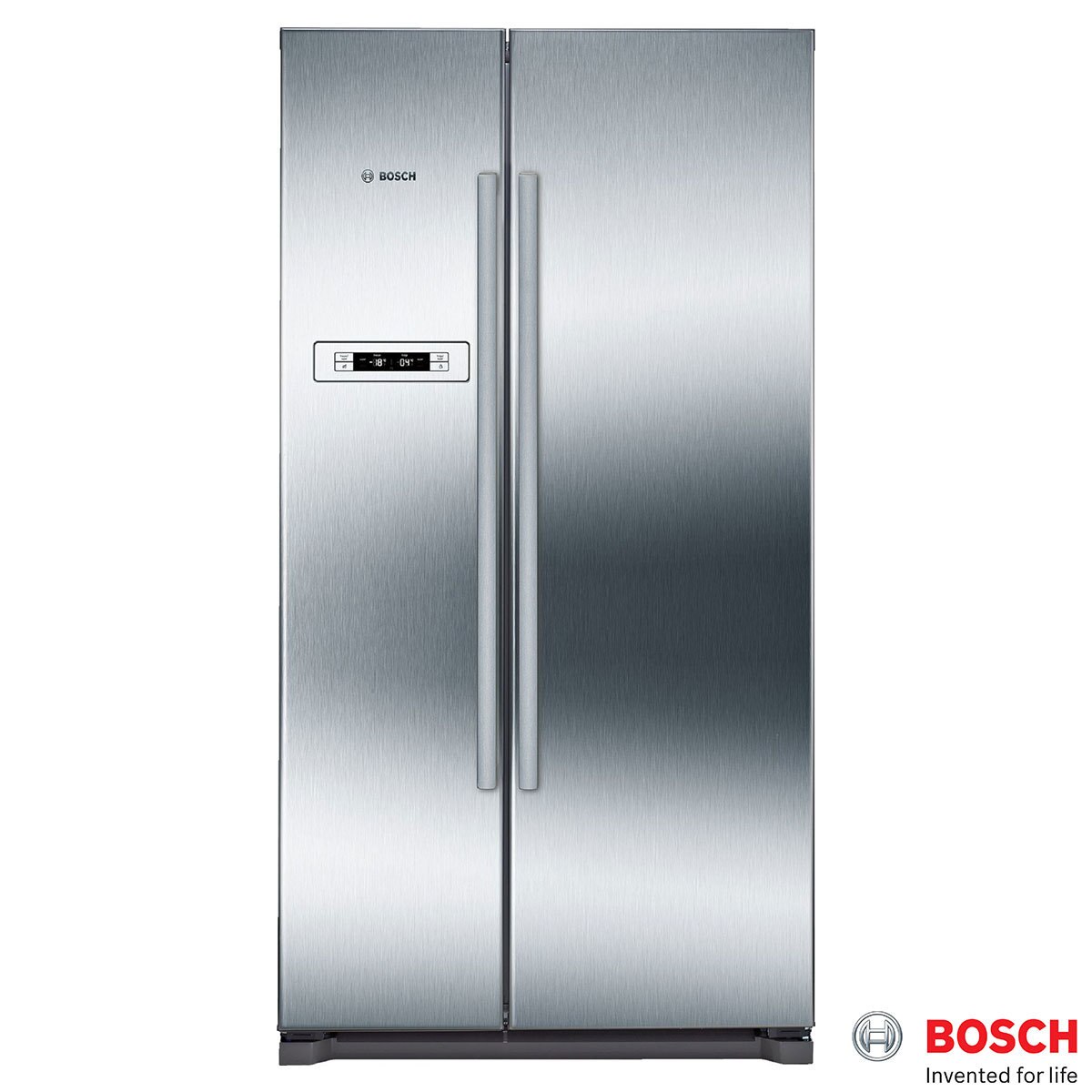 Bosch Kan90vi20g Side By Side Fridge Freezer A Rated In Stainless Steel Costco Uk