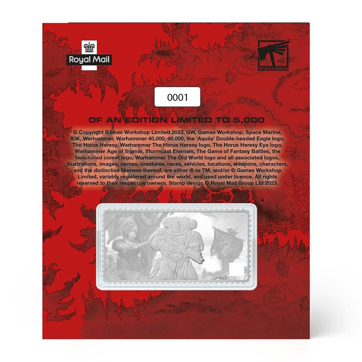 Official Warhammer Stamp Ingot Stormcast Eternals by Royal Mail Official Warhammer Stamp Ingot Stormcast Eternals by Royal Mail