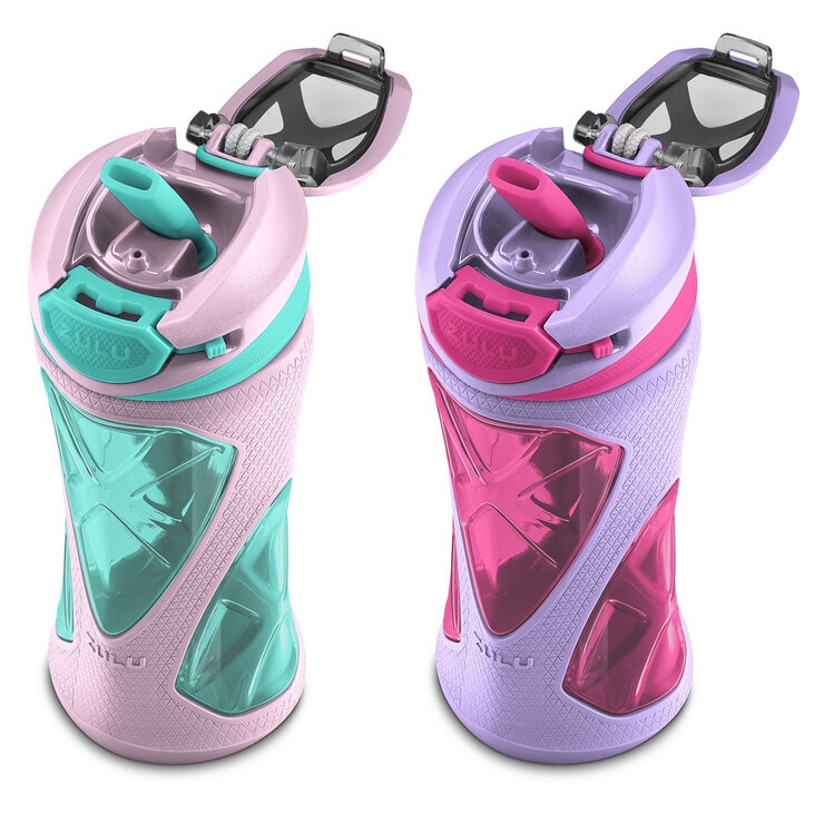 Zulu Kids Water Bottles, 2 Pack Zulu Kids Water Bottles, 2 Pack