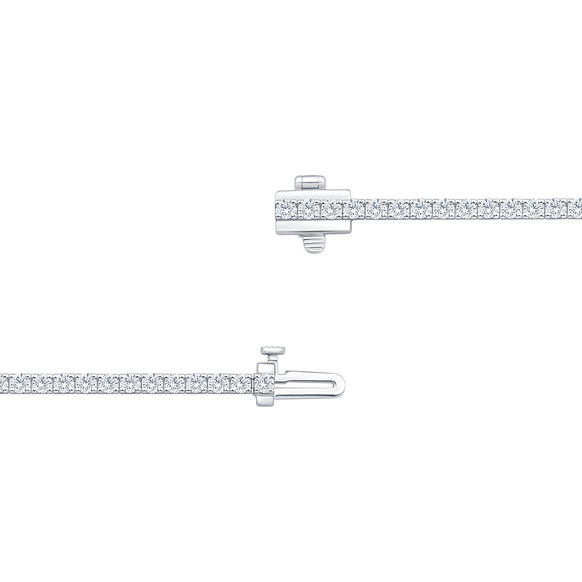 2.00ctw Diamond Tennis Bracelet, 18ct White Gold