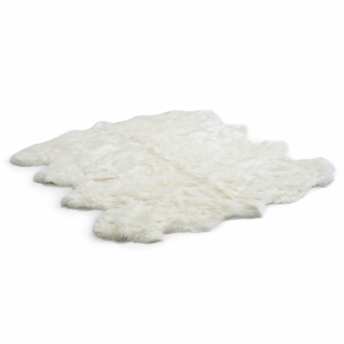 Bowron Longwool 100% Sheepskin Octo Rug, Ivory Bowron Longwool 100% Sheepskin Octo Rug, Ivory