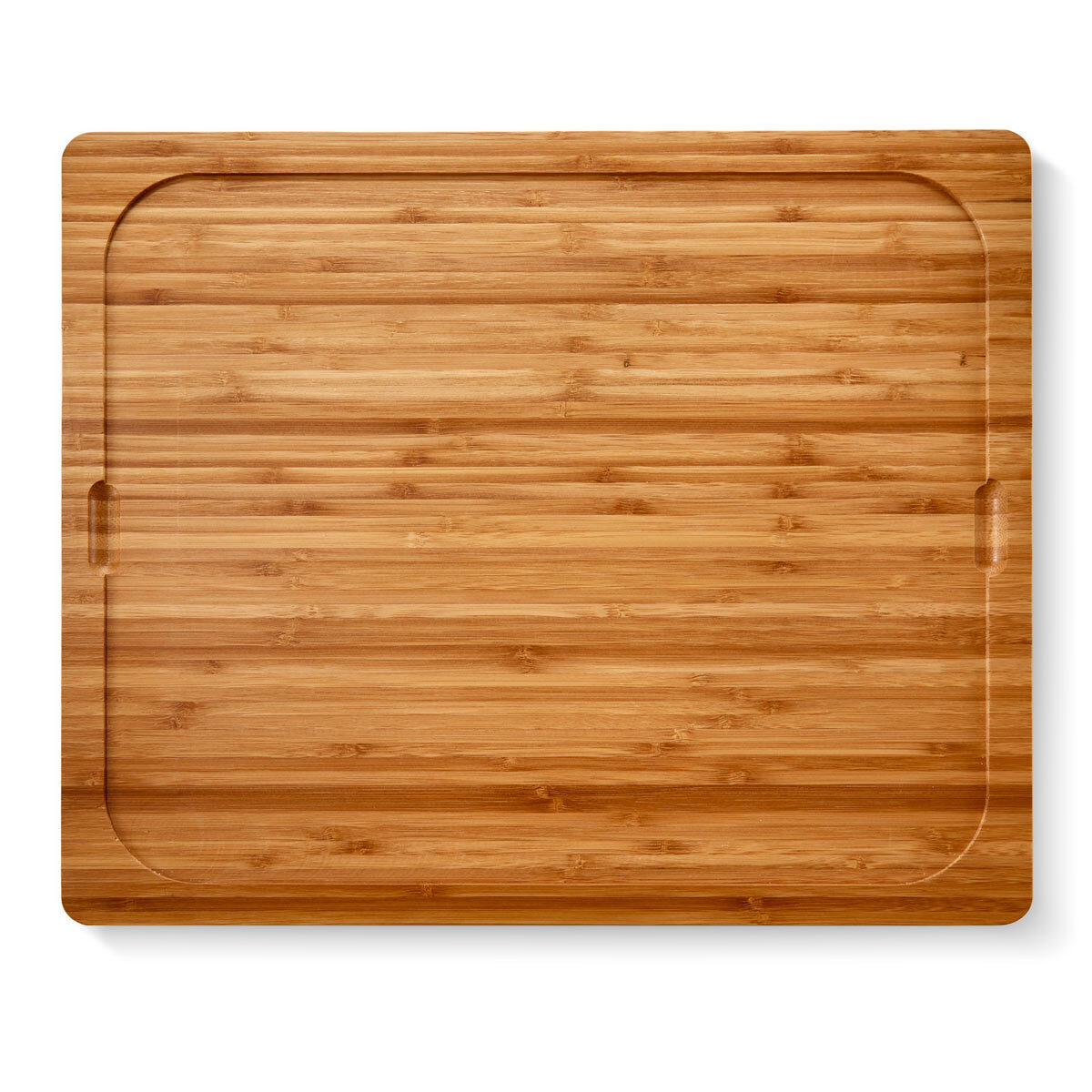 Seville Classics Bamboo Cutting Board with 7 Colour Coded Chopping Mats