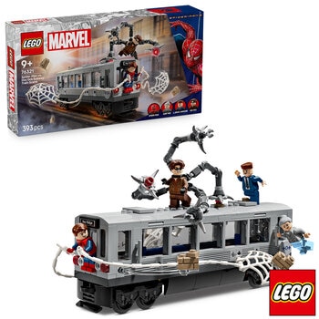 LEGO Super Heroes Spider-Man vs Doc Ock Subway Train Scene - Model 76321 (9+ Years)