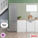Bosch Series 4 KGN392LAGG Fridge Freezer, A Rated in Silver