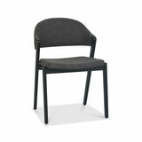 Bentley Designs Camden Peppercorn Grey Fabric Dining Chair, 2 Pack