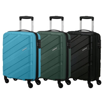 American Tourister Jet Driver 55cm Carry On Hardside Spinner Case in 3 Colours