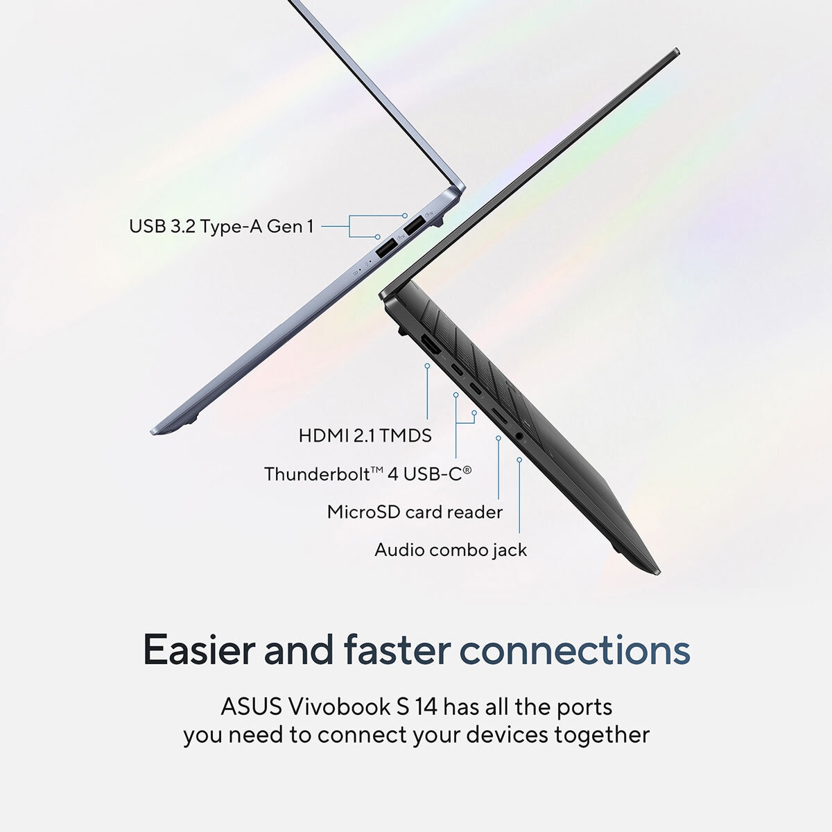 Buy ASUS Vivobook S, Intel Core Ultra 5, 16GB RAM, 512GB SSD, 14 Inch OLED Laptop, S5406SA-QD004W at costco.co.uk