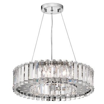 Kichler Crystal Skye 8 Light Chandelier 53 cm