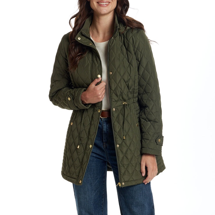 Weatherproof Women's Quilted Jacket in Olive