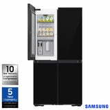 Samsung Bespoke SpaceMax RF65DB970E22EU 645L Smart Multi Door Fridge Freezer, Clean Black