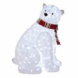 Outdoor Lit Polar Bears - Pack Of 2 Outdoor Lit Polar Bears - Pack Of 2