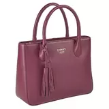 Osprey London Coast Leather Women's Grab Handbag, Grape