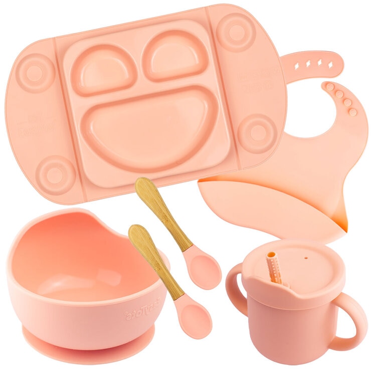 EasyTots Full Weaning Set, 5 Piece in 3 Colours EasyTots Full Weaning Set, 5 Piece in 3 Colours