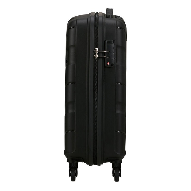 American Tourister Jet Driver 55cm Carry On Hardside Spinner Case in Black