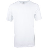 Kirkland Signature Men's Cotton Crew Neck White T-Shirt, 6 Pack in 3 Sizes