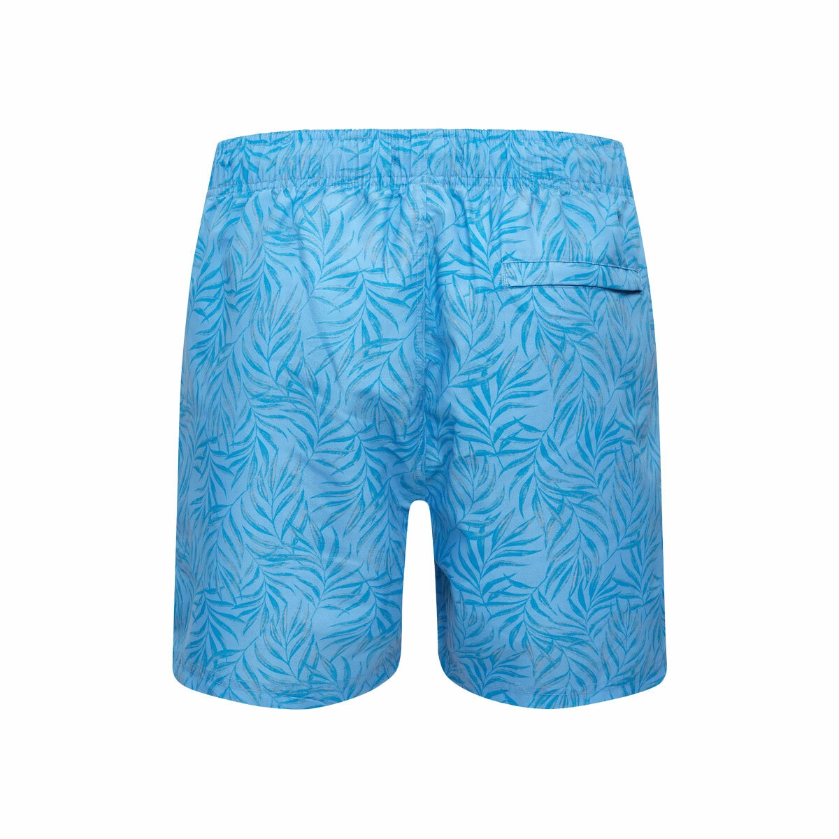 DKNY Men's Swim Shorts in Blue Leaf Print