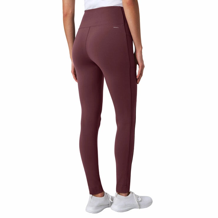 Mondetta Women's Ribbed Panel Tight in Purple Mondetta Women's Ribbed Panel Tight in Purple