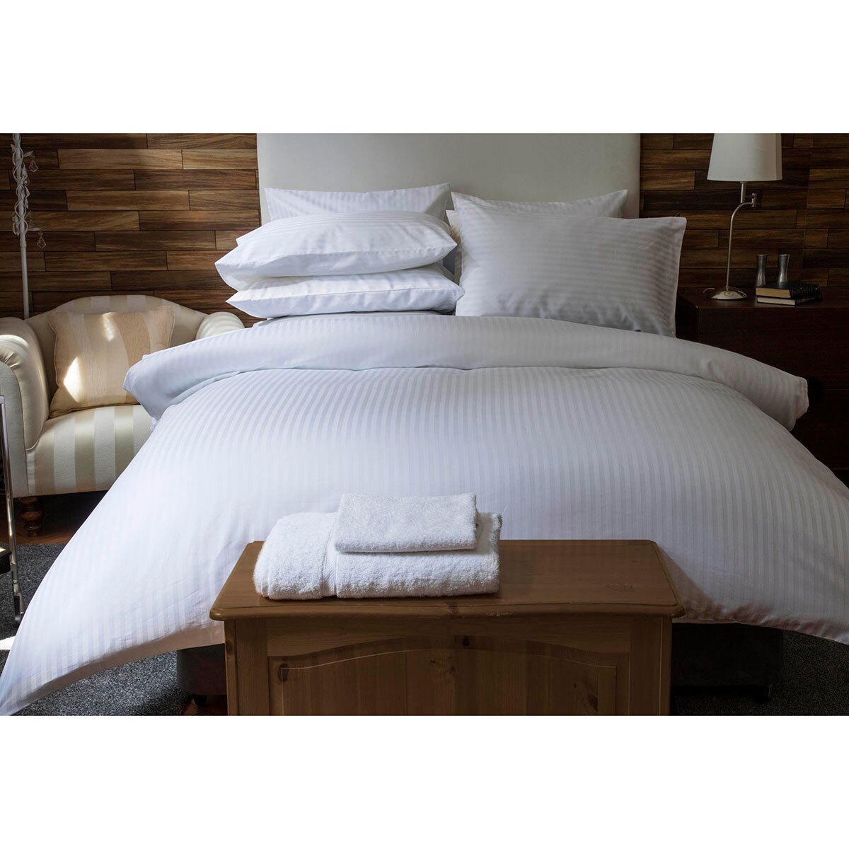 Belledorm 540 Thread Count Cotton 3 Piece Bed Set, in 4 colours