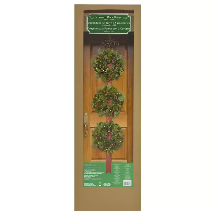 Buy 3 Wreath Door Hanger Box Image at Costco.co.uk