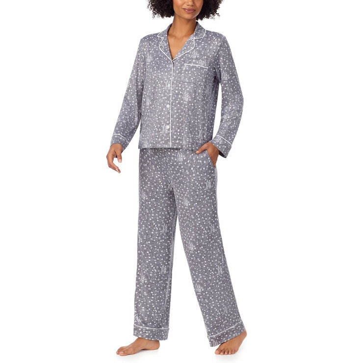 DKNY Women's Notch Collar Pyjama Set DKNY Women's Notch Collar Pyjama Set