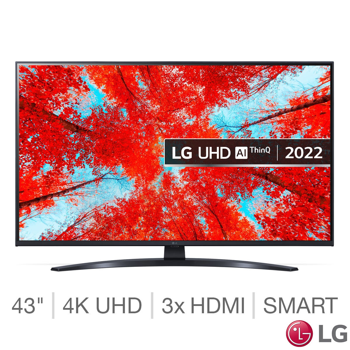 LG 43UQ91006LA 43 Inch 4K Ultra HD Smart TV Costco UK