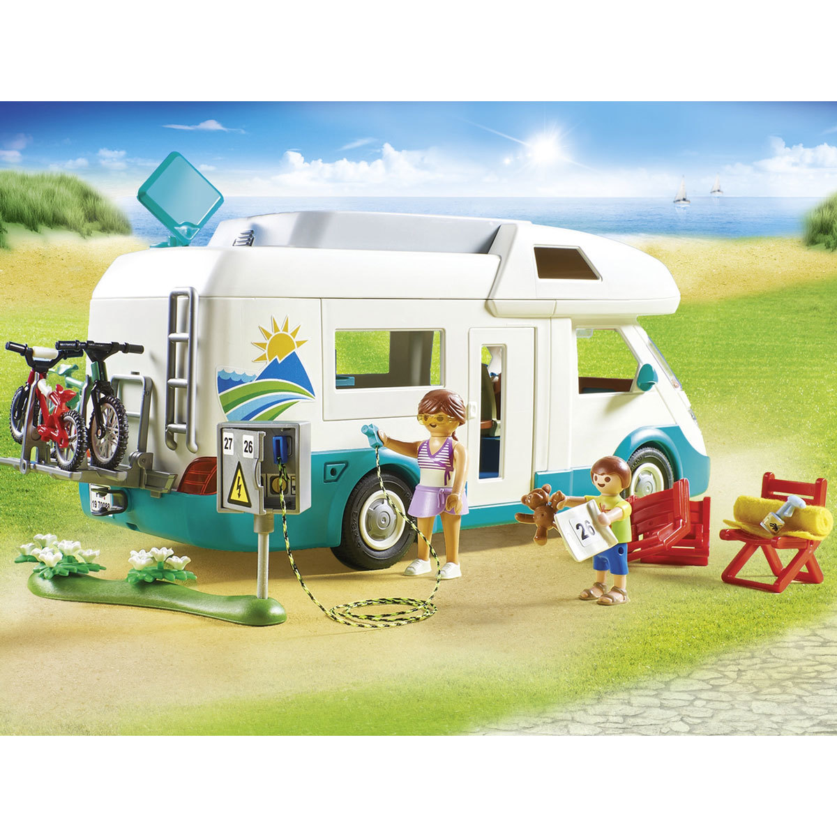 Playmobil Family Fun Camper Van Model 70088 4 Years