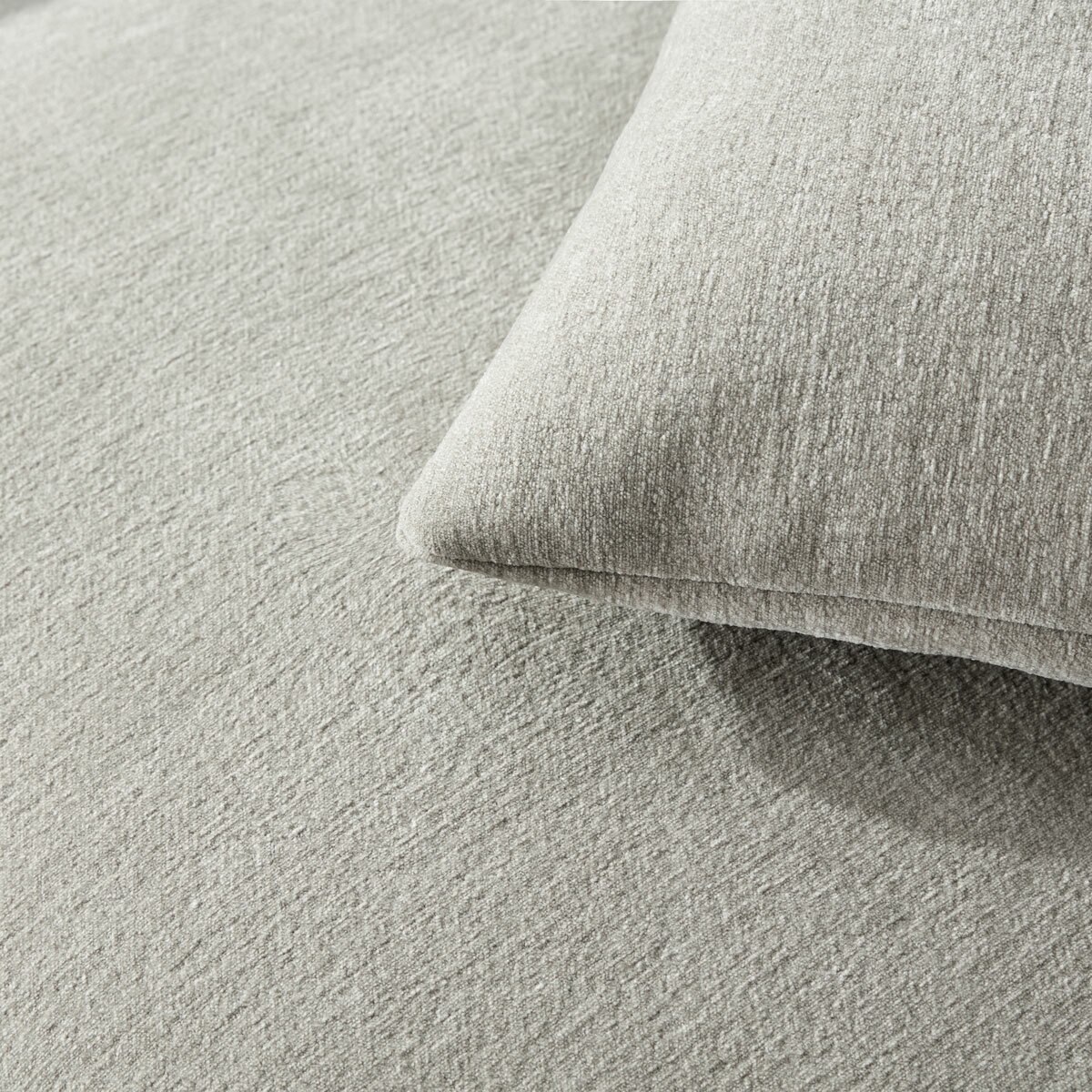 Aiden & Ivy Sereen Beige Fabric Armless Chair