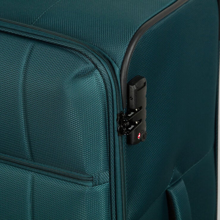 Rock Tokyo Softshell Suitcase 3pc set in Green Rock Tokyo Softshell Suitcase 3pc set in Green