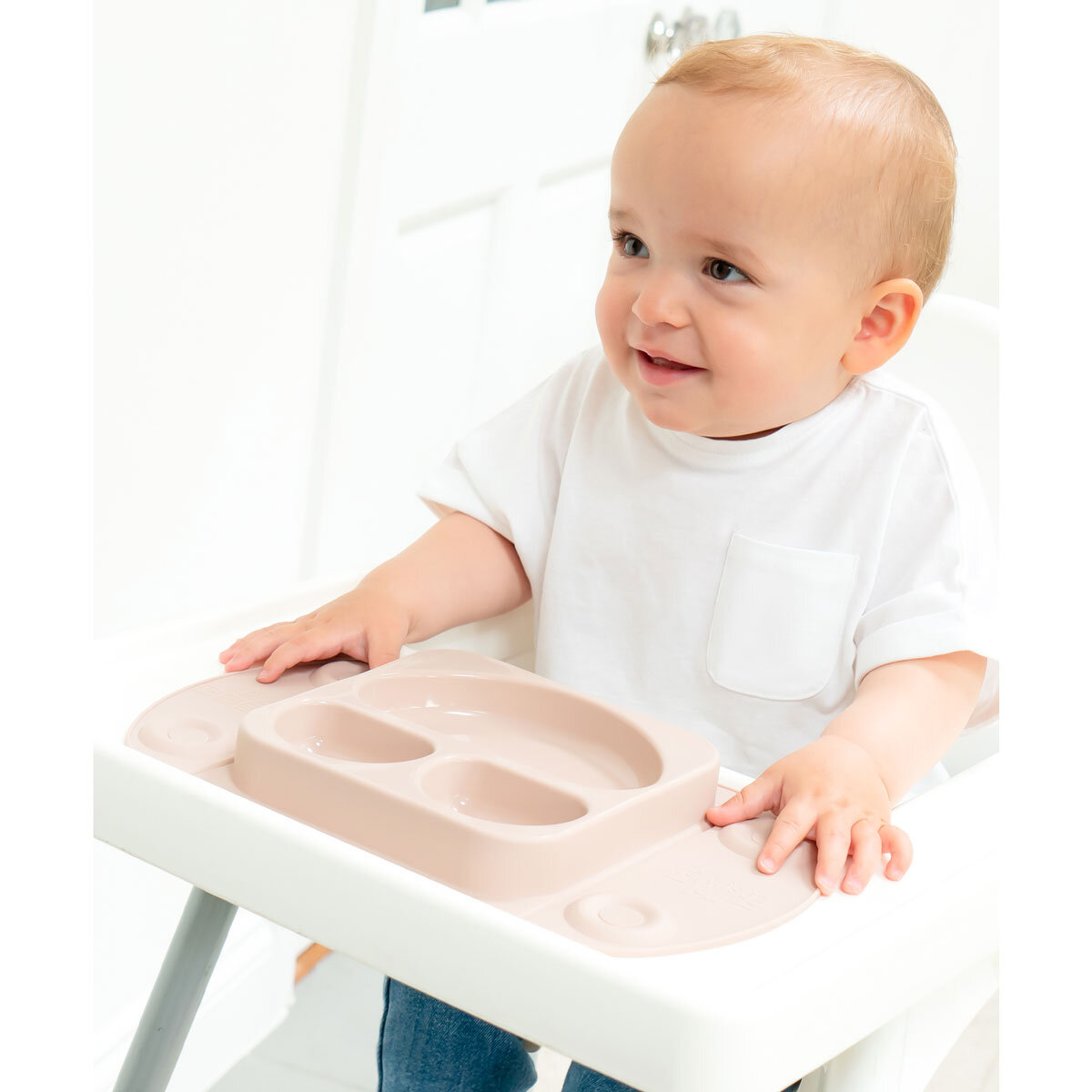 Easymat Mini Divided Suction Weaning Plate Assortment