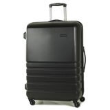 Rock Byron 3 Piece Hardside Luggage Set in Black