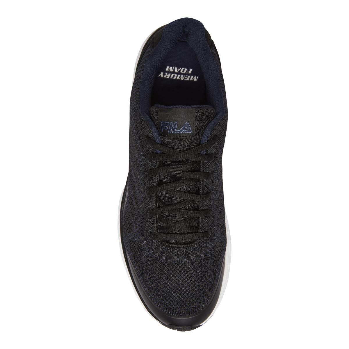 Fila Knit Athletic Men's Shoes Available in Black, Size 9.5 Costco UK