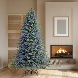 7.5ft (2.3m) Pre-Lit Aspen Artificial Christmas Tree With 1,850 Colour-Changing Radiant Micro Twinkle LED Lights