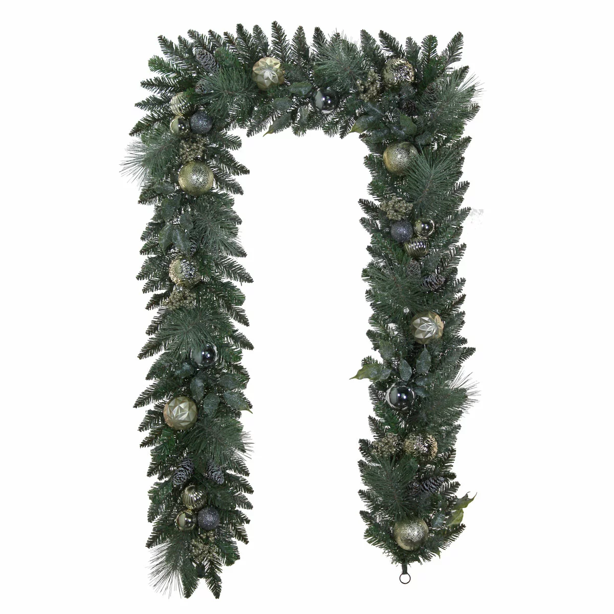 9 ft Pre-lit Christmas Artificial Garland With Twinkling LED Lights - Picture 10 of 13
