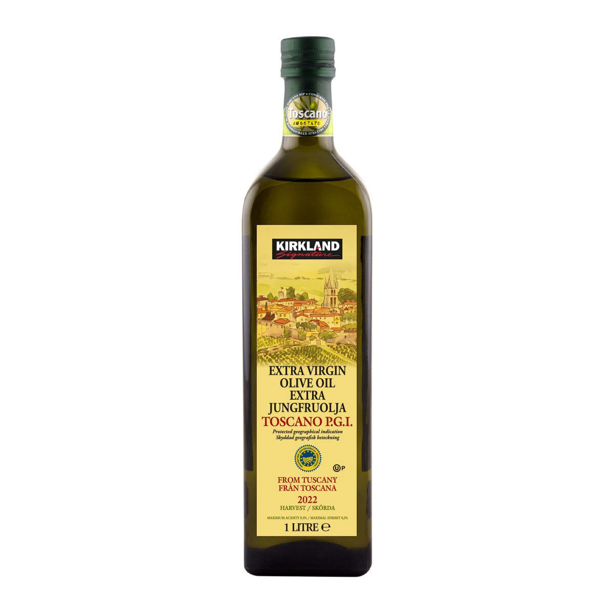 Kirkland Signature Extra Virgin Toscano Olive Oil, 1L