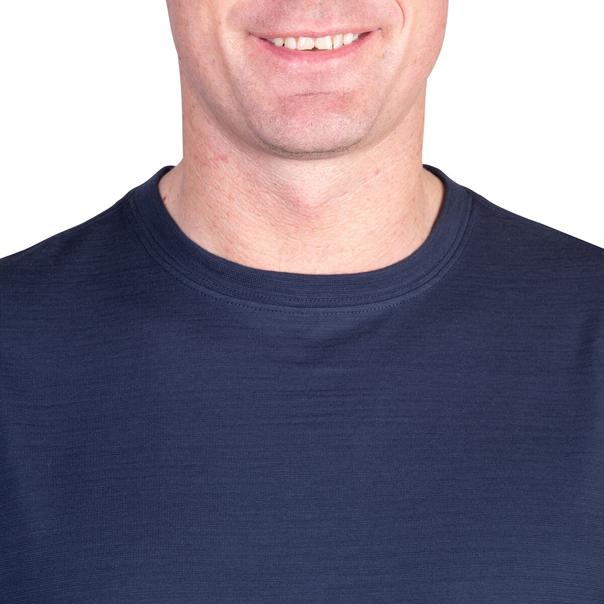 Kirkland Signature Men's Pima Cotton Slub Tee in Navy