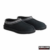 Kirkland Signature Unisex Shearling Slipper in Black