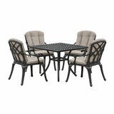 Bramblecrest Milan 5 Piece Dining Set in Black Bramblecrest Milan 5 Piece Dining Set in Black