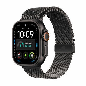 Apple Watch Ultra 4 GPS + Cellular, 49mm Titanium Case with Black Titanium Milanese Loop Apple Watch Ultra 4 GPS + Cellular, 49mm Titanium Case with Black Titanium Milanese Loop