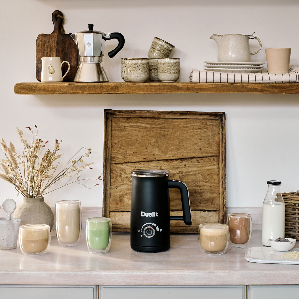 Dualit Milk Frother & Hot Chocolate Maker Max Lifestyle Image