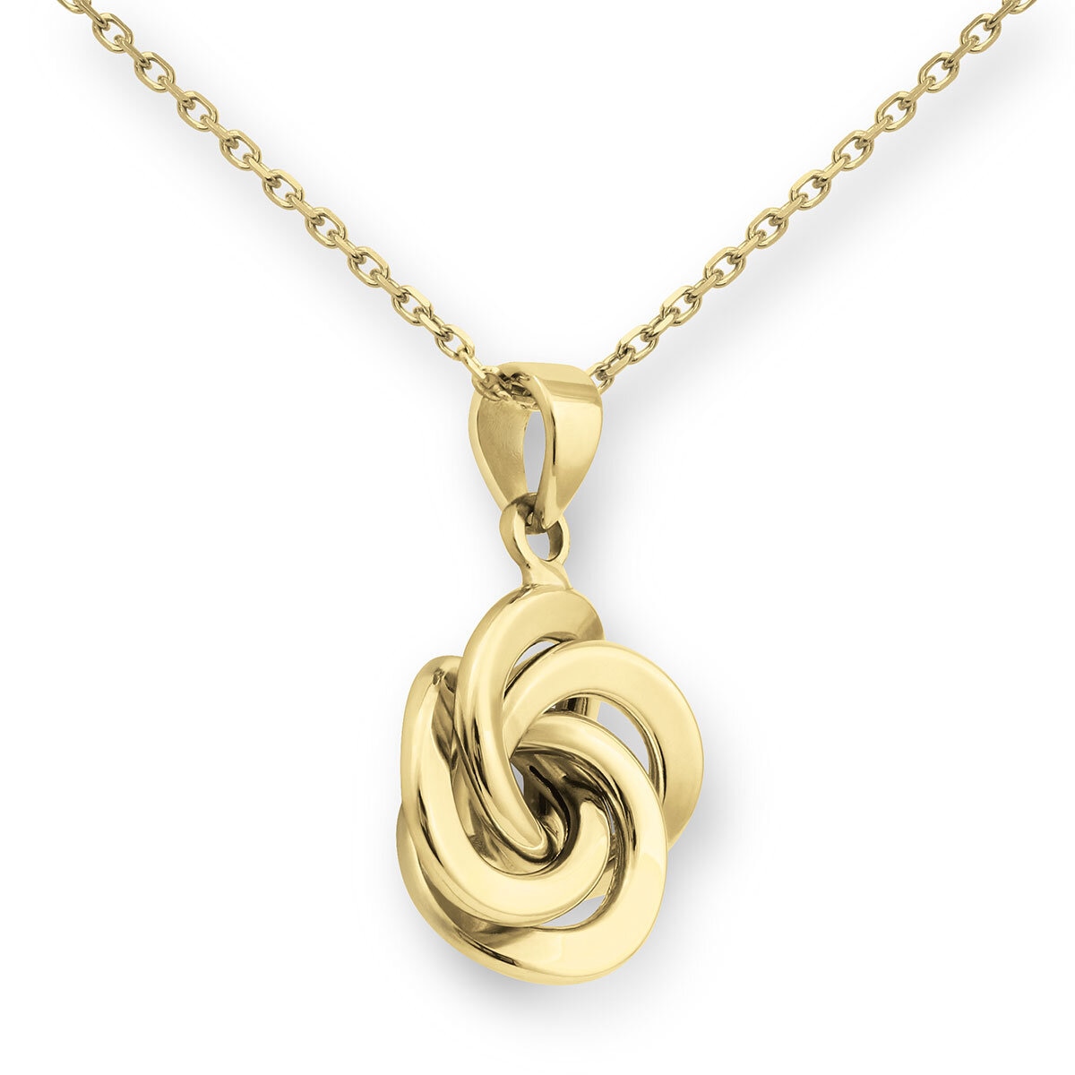 14ct Yellow Gold Love Knot Pendant