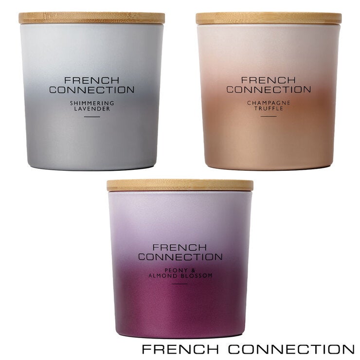 French Connection Ombre Candles 322g, 3 Piece French Connection Ombre Candles 322g, 3 Piece