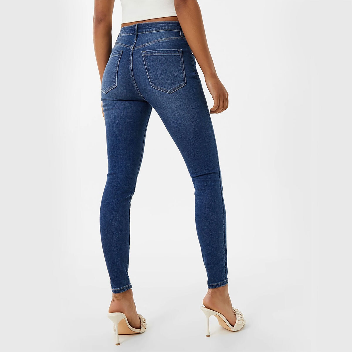 Jack Wills Ladies High Rise Skinny Jean in Blue