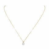 8-8.5mm Freshwater White Pearl & 0.07ct Diamond Pendant, 14ct Yellow Gold 8-8.5mm Freshwater White Pearl & 0.07ct Diamond Pendant, 14ct Yellow Gold