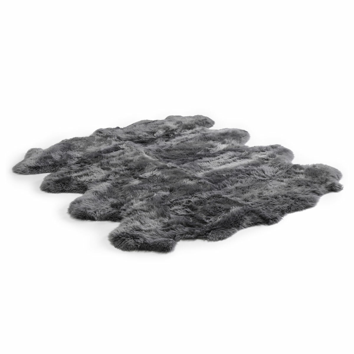 Bowron Longwool 100% Sheepskin Octo Rug, Dover Bowron Longwool 100% Sheepskin Octo Rug, Dover