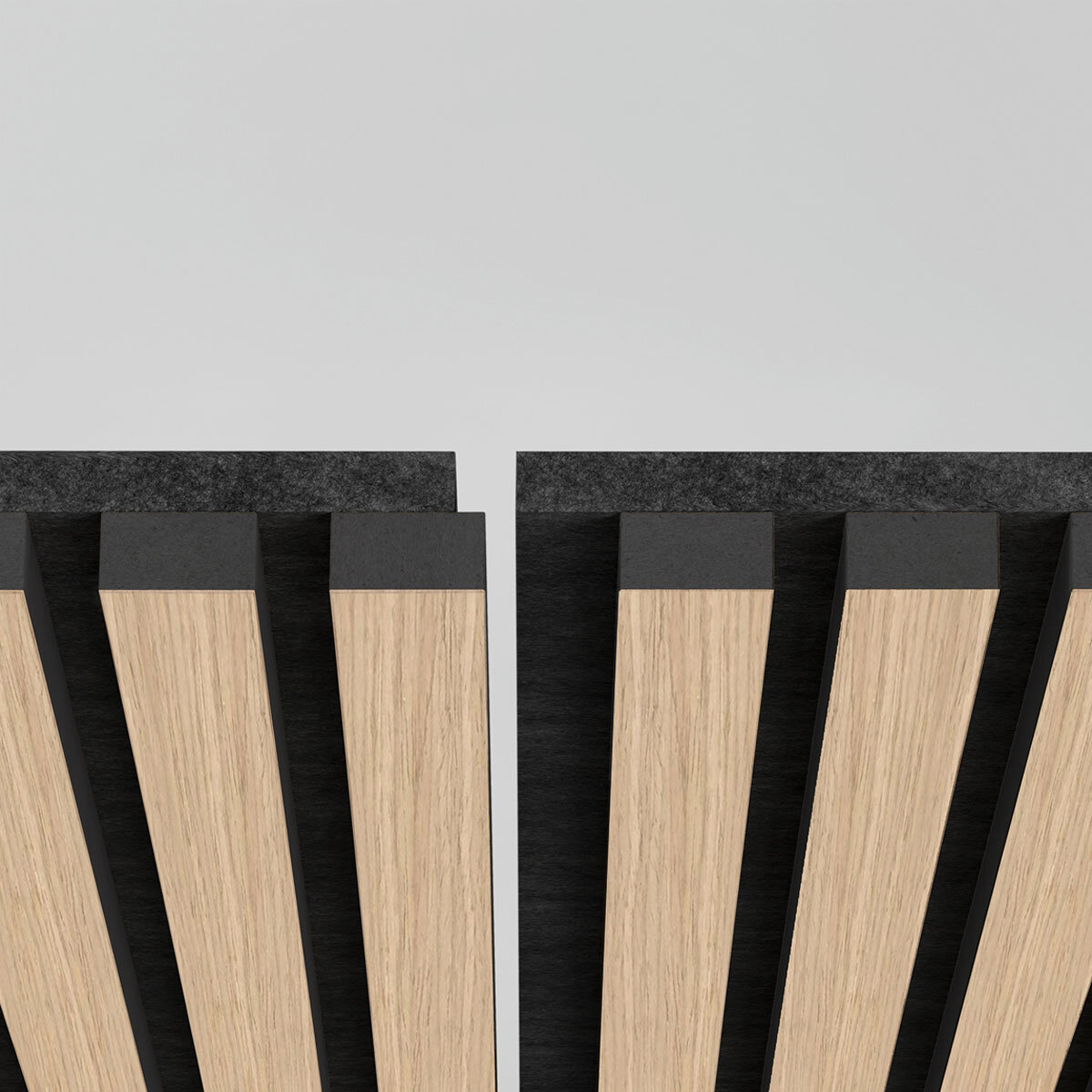 Artika Sonolok Acoustic Wall Panel Set in Oak & Black, 4 Pack