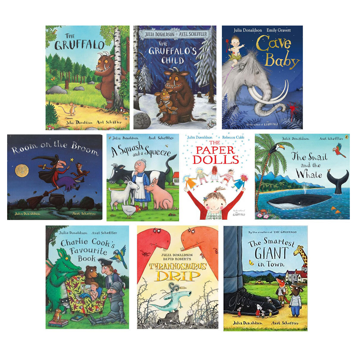 Julia Donaldson 10 Book Collection (2+ Years)