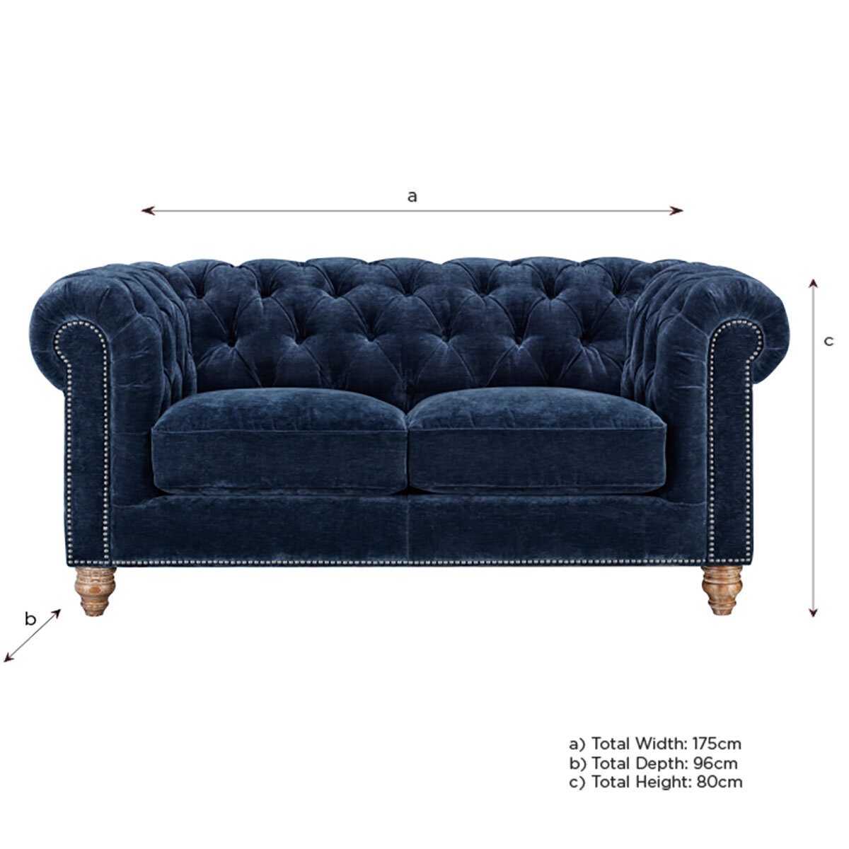 Allington Sofa with Dimensions