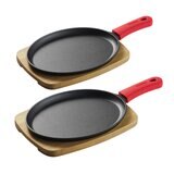 Tramontina Fajita Pan, 4 Piece Set