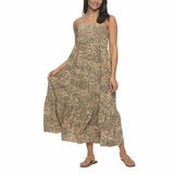 Jezebel Ladies Tiered Dress in Animal Print
